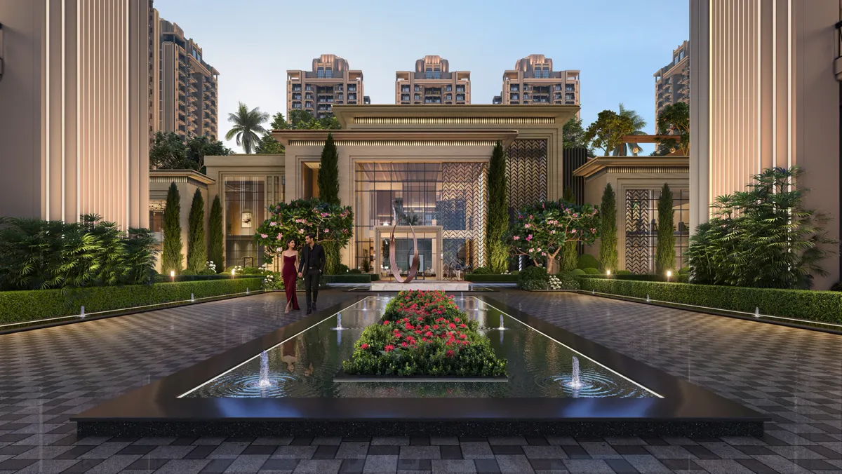 Water court, artistic impression