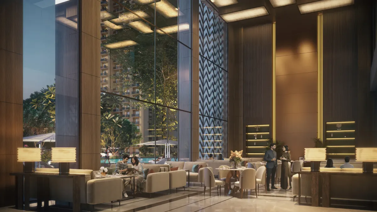 Club house, artistic impression