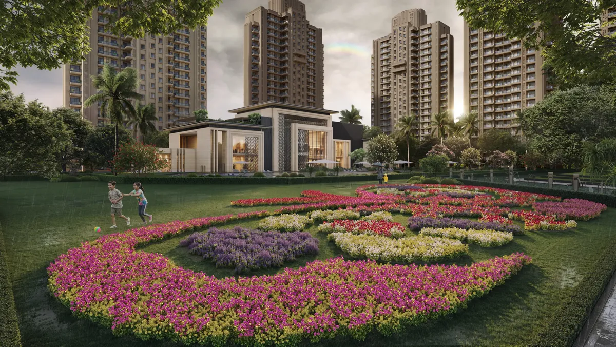 Garden, artistic impression
